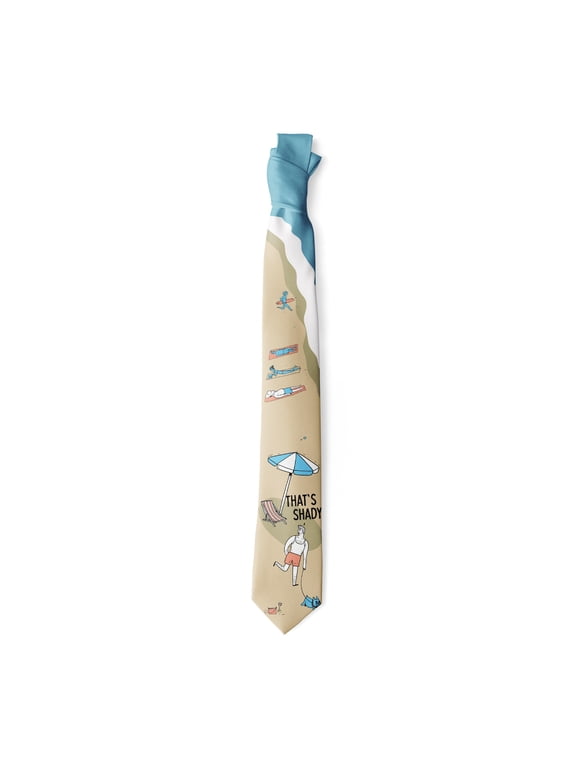 That's Shady Necktie Funny Neckties for Men Nerdy Tie Mens Novelty Neckties