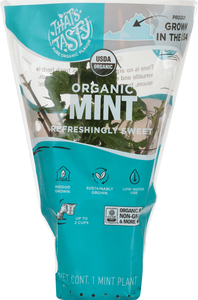 That's Tasty Living Organic Mint