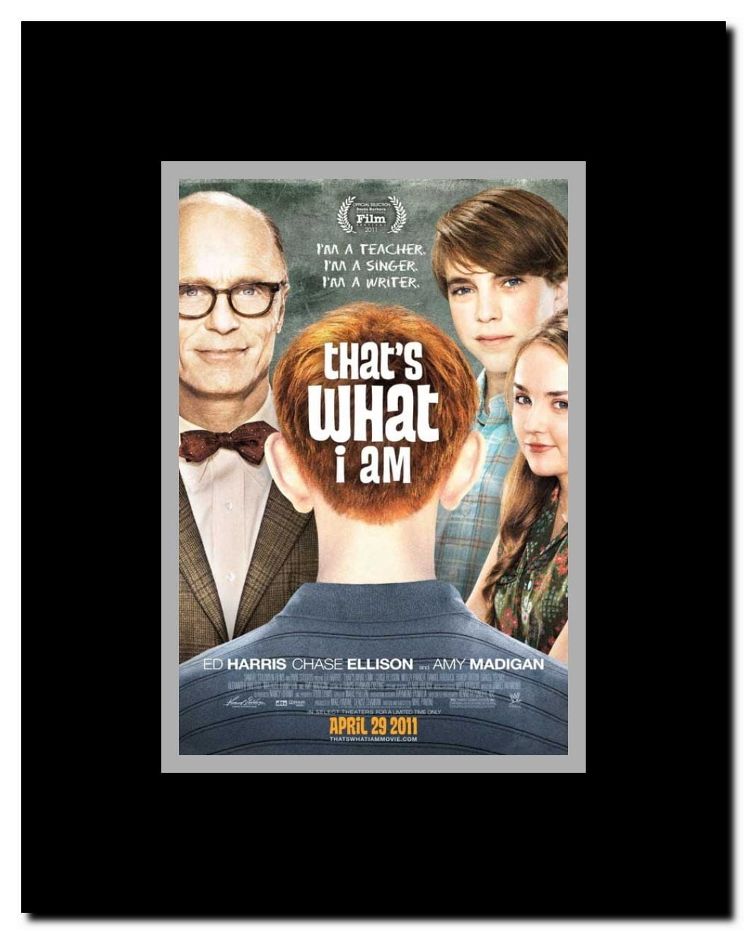 That's What I Am Framed Movie Poster