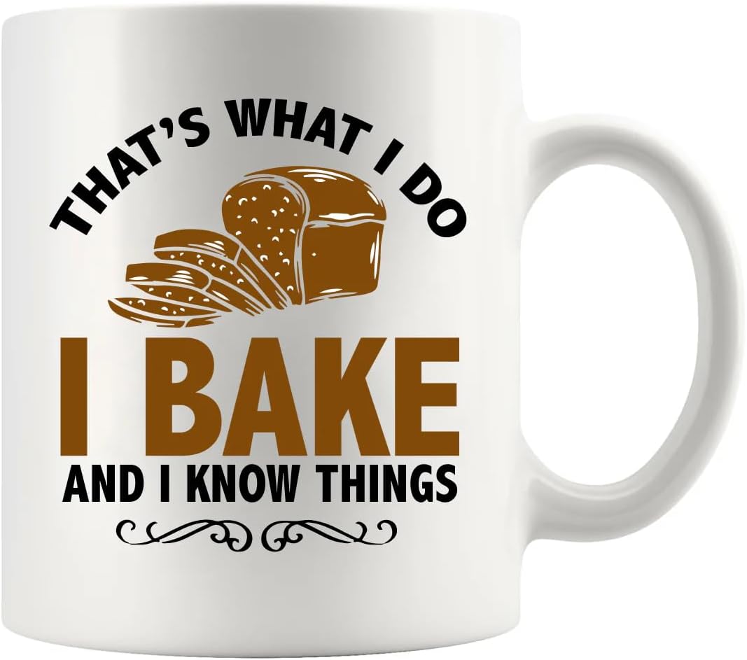 Mug Personnalisé Femme – 'Just A Woman Who Loves Baking', Cadeau Pâtissier