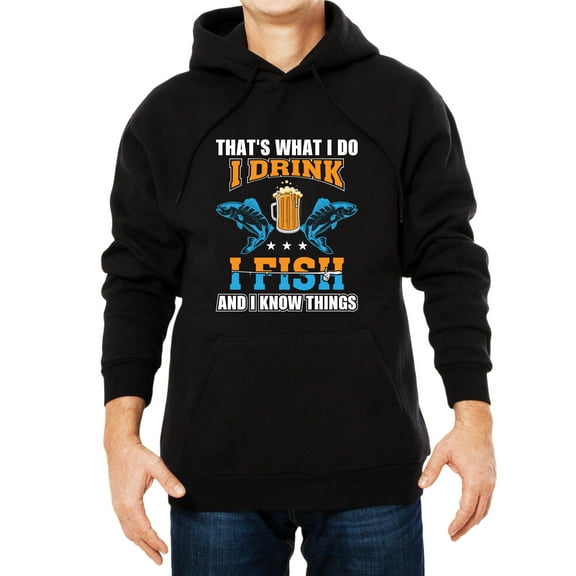 That's What I Do Fishing Design Women's Long Sleeve Hoodie, Fall Casual, Size S-3XL