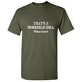 thumbnail image 1 of That's a Horrible Idea What Time Hilarious Novelty Sarcastic Tshirt Humor Graphic Tees Men T shirt, 1 of 5