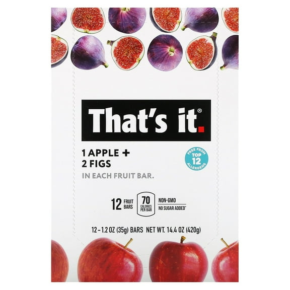 That's it. Apple + Fig Fruit Bars (12 Pack)