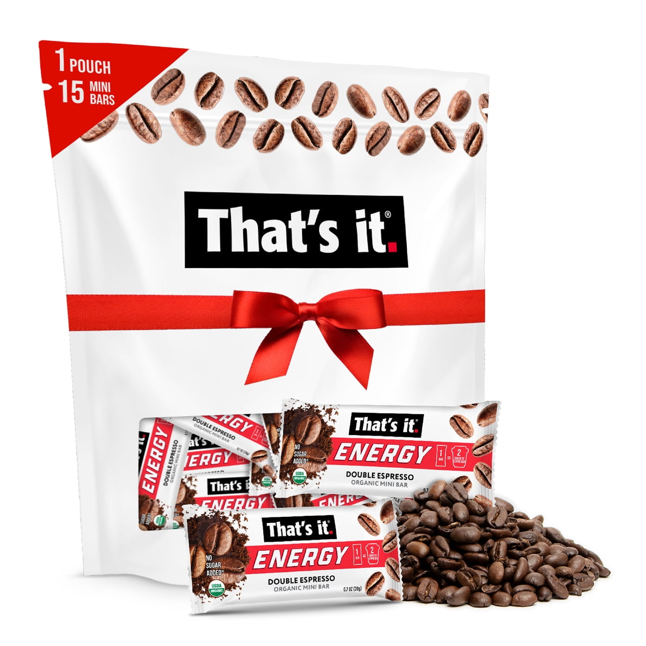 That's it. Coffee Energy Bar 0.7oz Double Espresso (15 cnt)