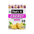 thumbnail image 1 of That's it.Gluten-Free Tropical Passion Blends Soft & Chewy Energy Bars,.7oz,6 Count Shelf Stable Box, 1 of 9