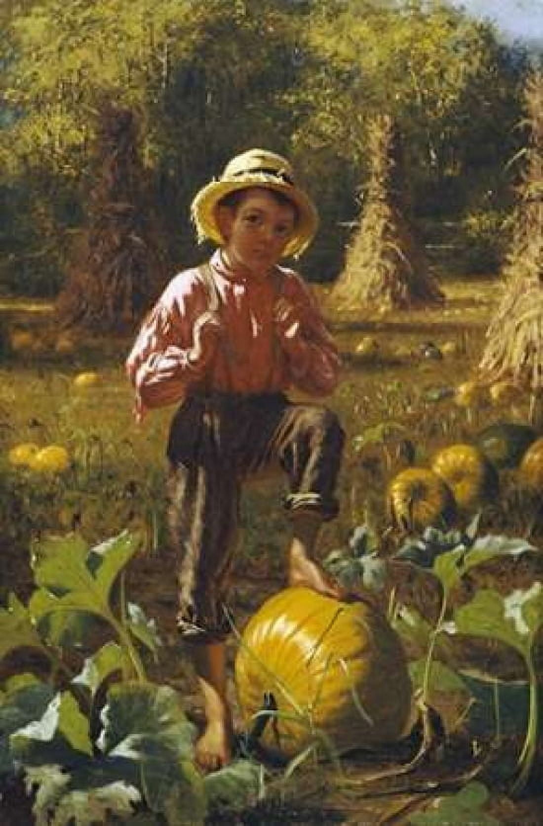 Thats Me Pumpkin Canvas Art - John George Brown (24 x 36)