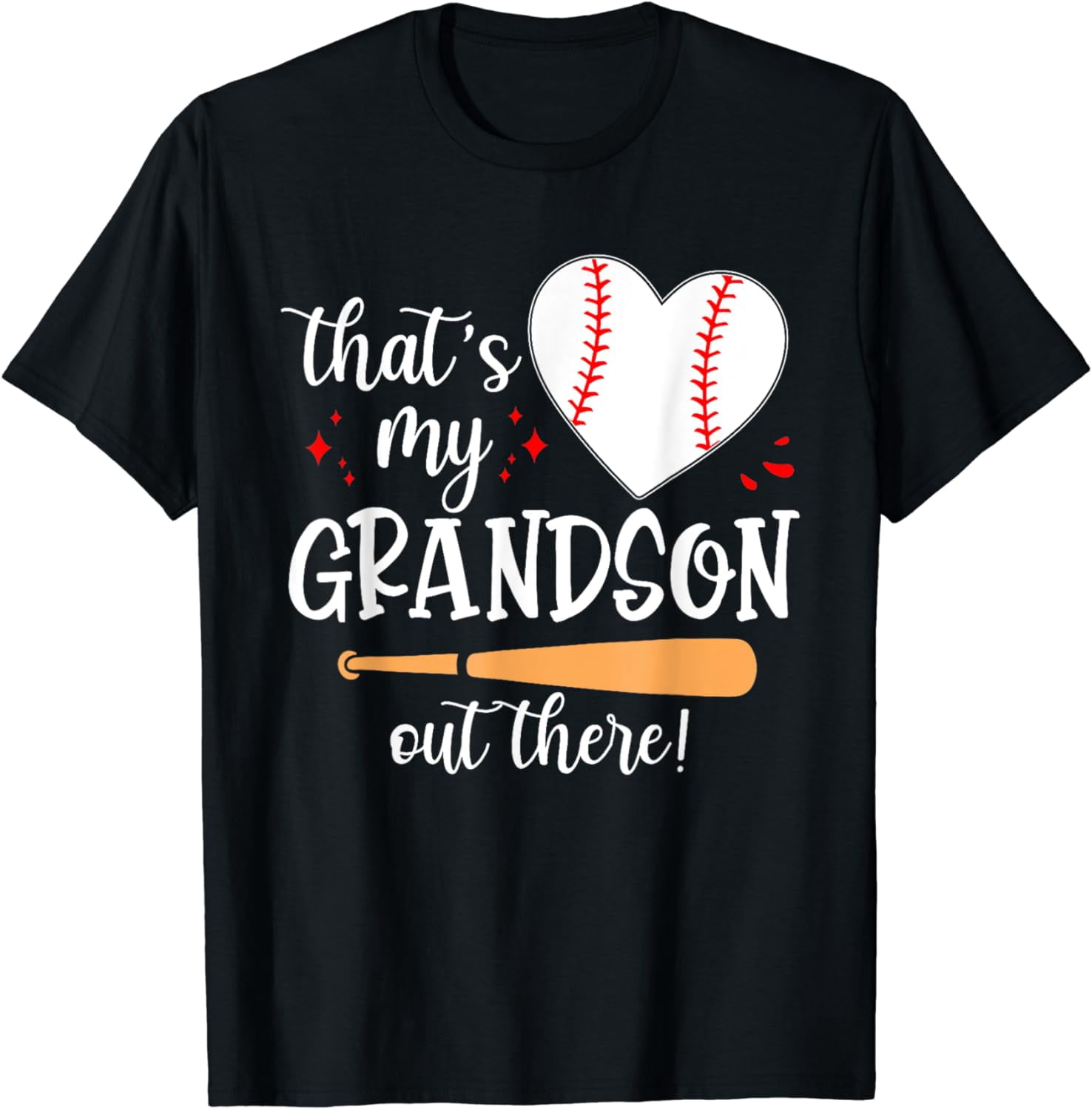 That's My GRANDSON Out There Baseball Mimi Gigi Papa Tshirt