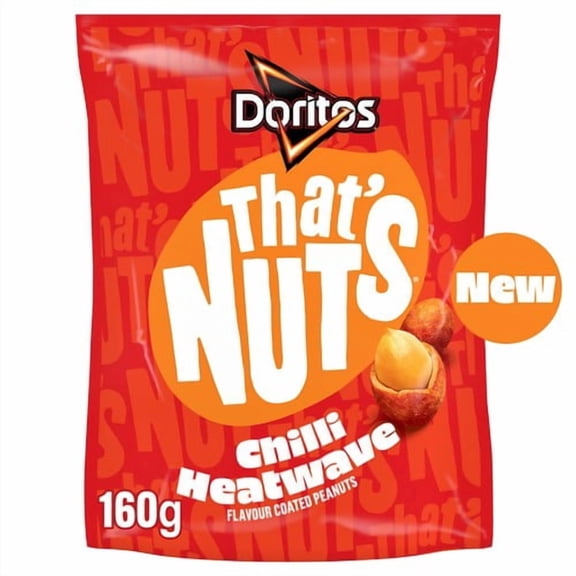 Thats Nuts Doritos Chilli Heatwave 160g, British Import (Pack of 3)