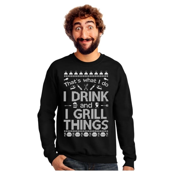 Thats what I do I grill things Christmas Sweatehirt Sweatshirt XX-Large Black