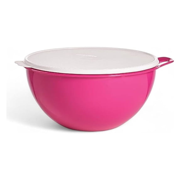 Thatsa Bowl Mixing Bowl 32 Cup 7.8L Hot Pink Airtight Container - Large Capacity Dishwasher Safe BPA Free for Kitchen Food Prep Serving & Storage