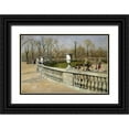 thumbnail image 1 of Thaulow, Fritz 14x11 Black Ornate Wood Framed with Double Matting Museum Art Print Titled - Jardin Du Luxembourg, 1 of 4