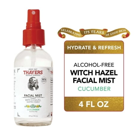 Thayers Alcohol-Free Cucumber Witch Hazel Facial Mist, 4 oz