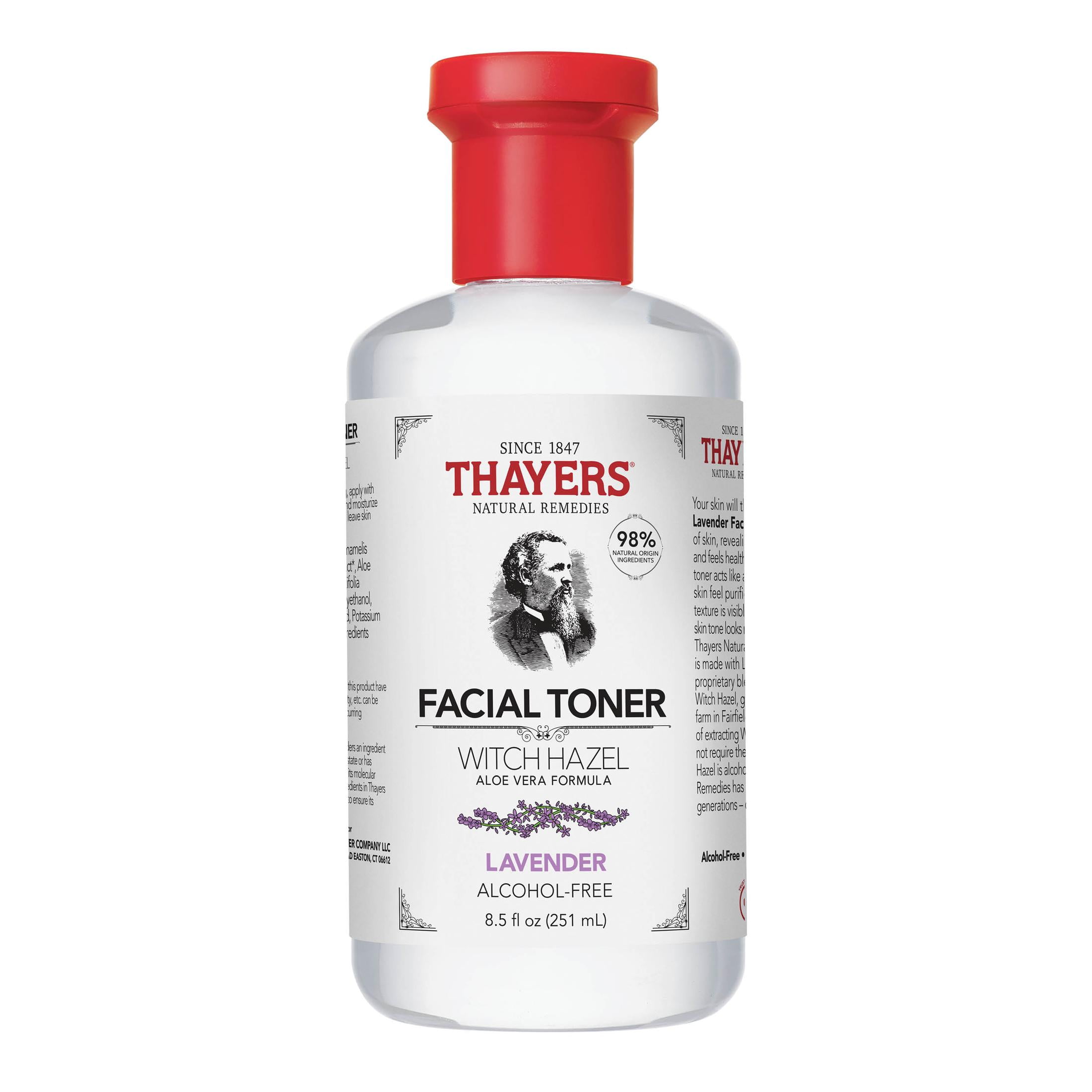 Thayers Alcohol-Free Lavender Witch Hazel Facial Toner for Dry Skin, 8.5 fl oz