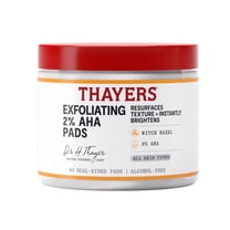Thayers Exfoliating HA Pads Kit with Witch Hazel and AHA for Radiant Skin