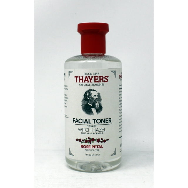 Thayers Facial Toner Witch Hazel Rose Petal AlcoholFree 12 Ounce
