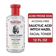 THAYERS Blemish Clearing Salicylic Acid Toner, Acne Treatment Face Toner with 2% Salicylic Acid, Soothing and Non-Stripping Skin Care 12.0 fl. oz.