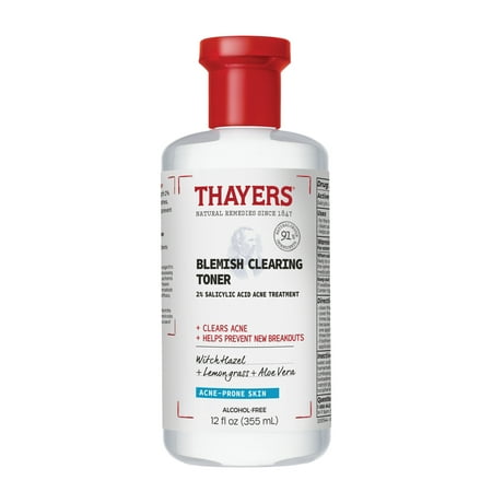 Thayers Blemish Clearing Lemongrass Face Toner with Salicylic Acid, 12 fl oz