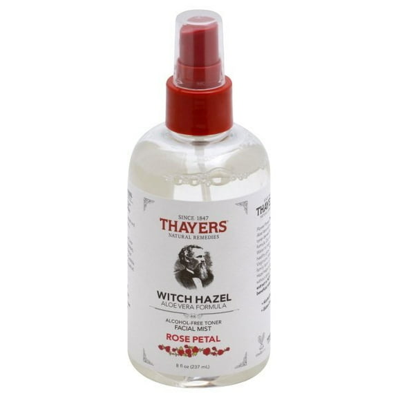 Thayers - Witch Hazel Alcohol-Free Facial Mist Toner with Aloe Vera Formula Rose Petal - 8 fl. oz.