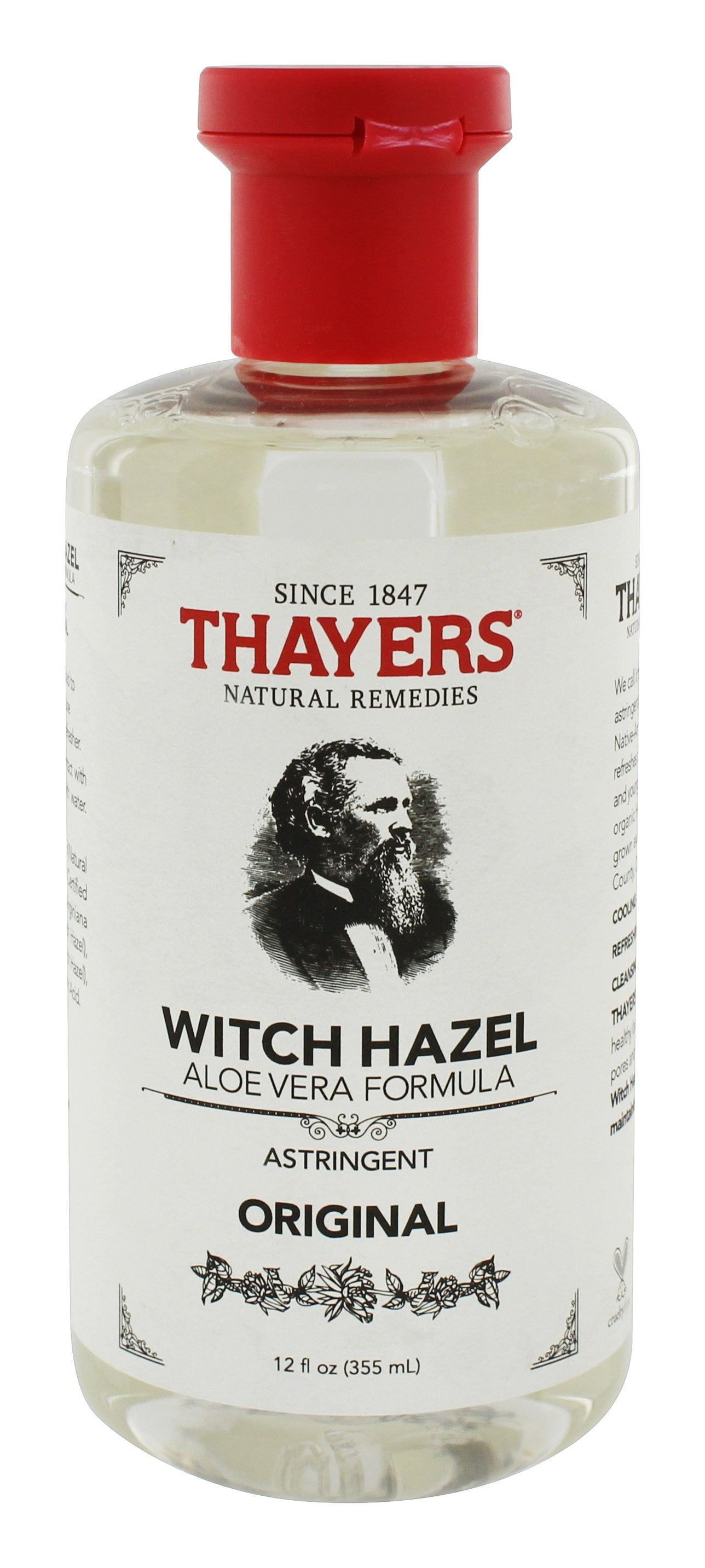 Thayers Witch Hazel Aloe Vera Astringent, Original, 12 fl oz