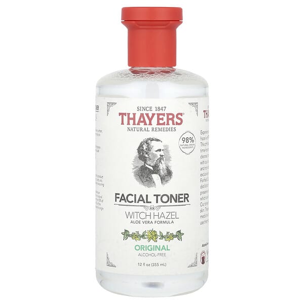 Thayers, Witch Hazel Facial Toner, AlcoholFree, Original, 12 fl oz Pack of 3