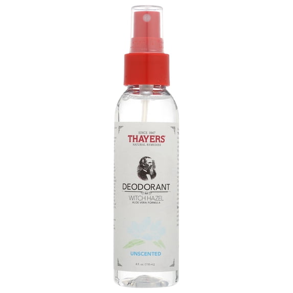 Thayers: Witch Hazel Unscented Deodorant, 4 Oz