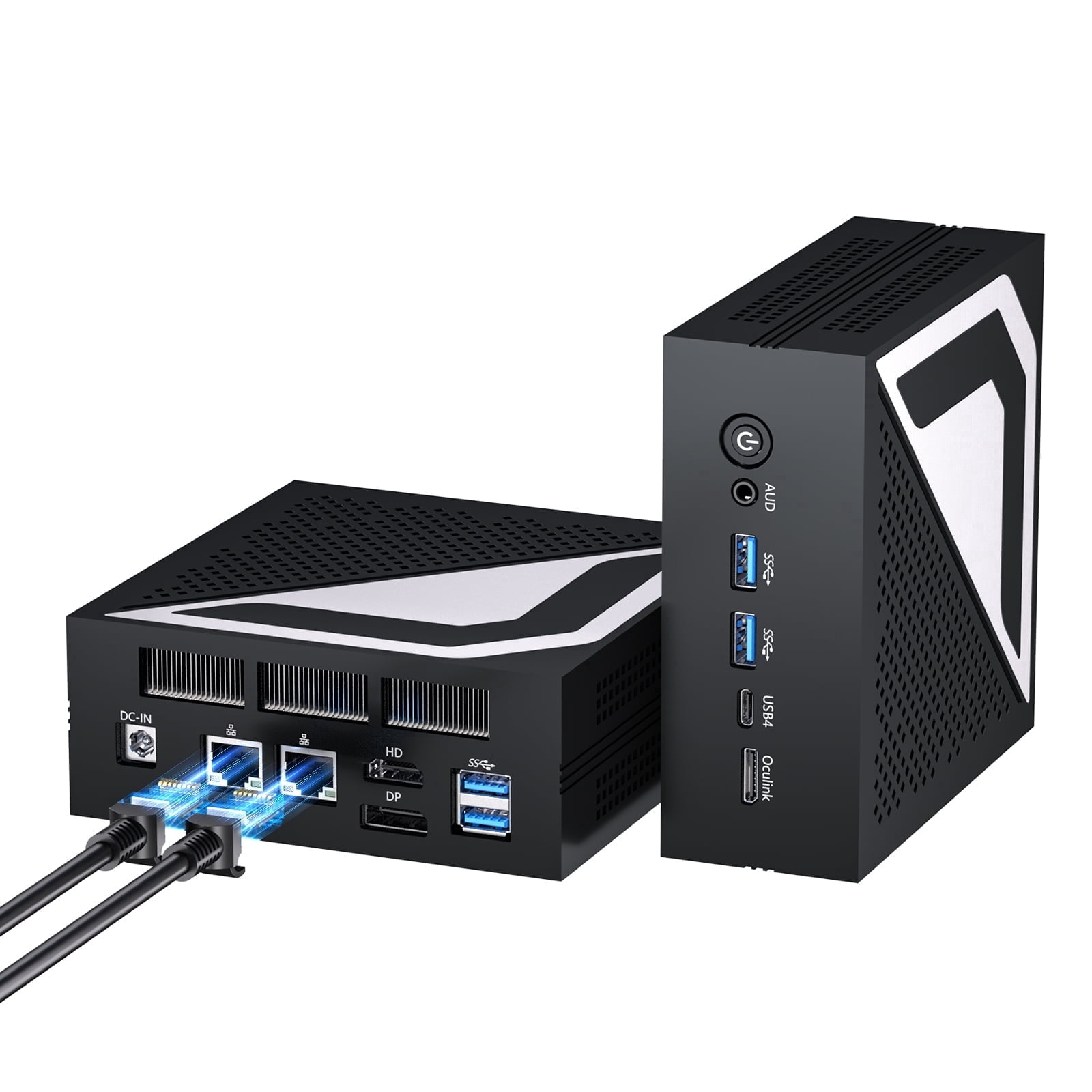 Thdeukoty AI Mini PC, Intel Ultra 9 285H(16C/16T),32GB DDR5 1T M.2 NVMe SSD, Mini Computer with WiFi 7 BT5.4/Dual 2.5G LAN/USB 4.0/HDMI/DP/8K/Windows 11 Pro, Desktop Computer