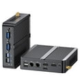 thumbnail image 1 of Thdeukoty Industrial Mini PC N150 (Up to 3.6GHz), Preinstalled Win 11 Pro, 8G RAM 256G SSD, WIFI6/BT5.2/USB3.0/RJ45/COM Ports/VESA, Fanless Computer, 1 of 7