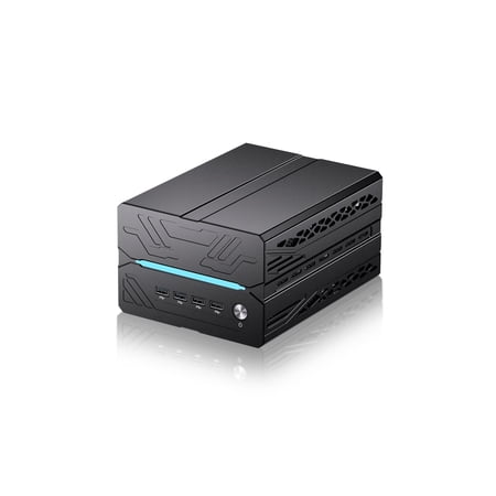 Thdeukoty Mini Gaming Pc Core i9-14900F(24C, 32T) 32GB RAM 1TB SSD, Desktop Computer with RTX 5060Ti 16G, WiFi 7, BT5.4, RJ45 Port, Quad Display for Gaming/Design/Office