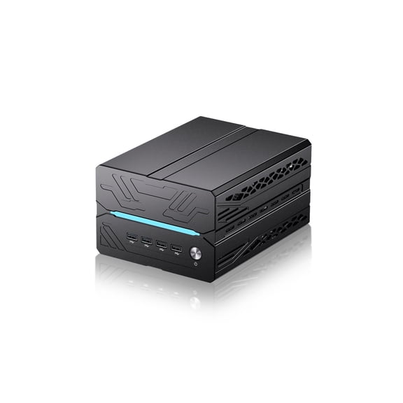 Thdeukoty Mini Gaming Pc Core i9-14900F(24C, 32T) 64GB RAM 4TB SSD, Desktop Computer with RTX 5060Ti 16G, WiFi 7, BT5.4, RJ45 Port, Quad Display for Gaming/Design/Office