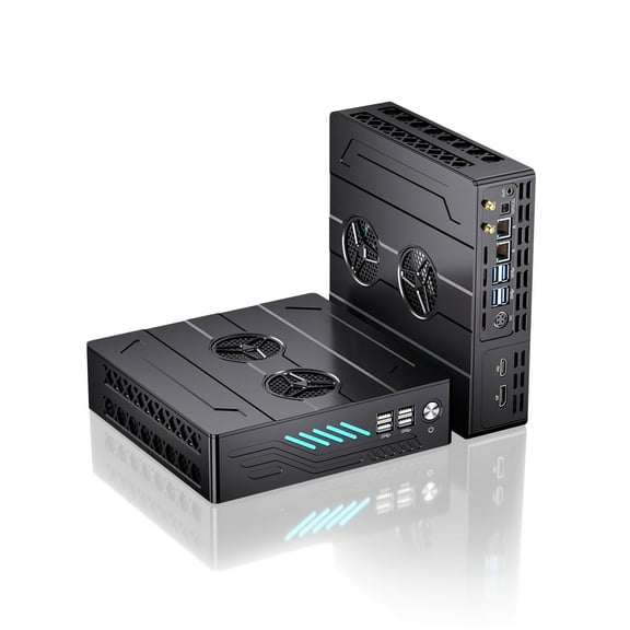Thdeukoty Mini Gaming Pc with i9-12900F,32GB DDR5 1TB SSD, RTX3050 6GB, WIFI6E/BT5.3, RJ45 Port, Optical, 8K Dual Screen Display Mini Desktop Computer for Gaming/Design