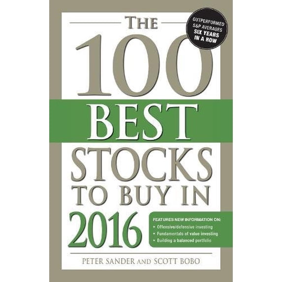 Pre-Owned The 100 Best Stocks to Buy in 2016 (Paperback) 1440589178 9781440589171