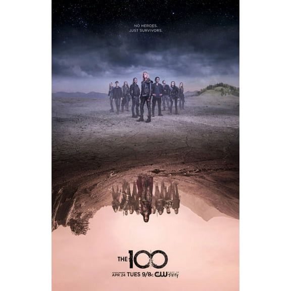 The 100 Poster metal Print 12in x 16in Metal Print Art Print on Metal 12x16 Unframed, Age: Adults Poster Time