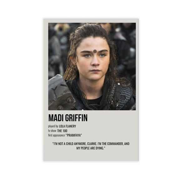 The 100 Tv Series Poster Canvas Poster Bedroom Decor Landscape Office Room Decor Gift Unframe