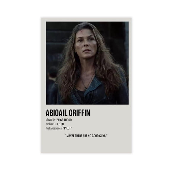 The 100 Tv Series Poster Canvas Poster Wall Art Decor Print Picture Paintings for Living Room Bedroom Decoration