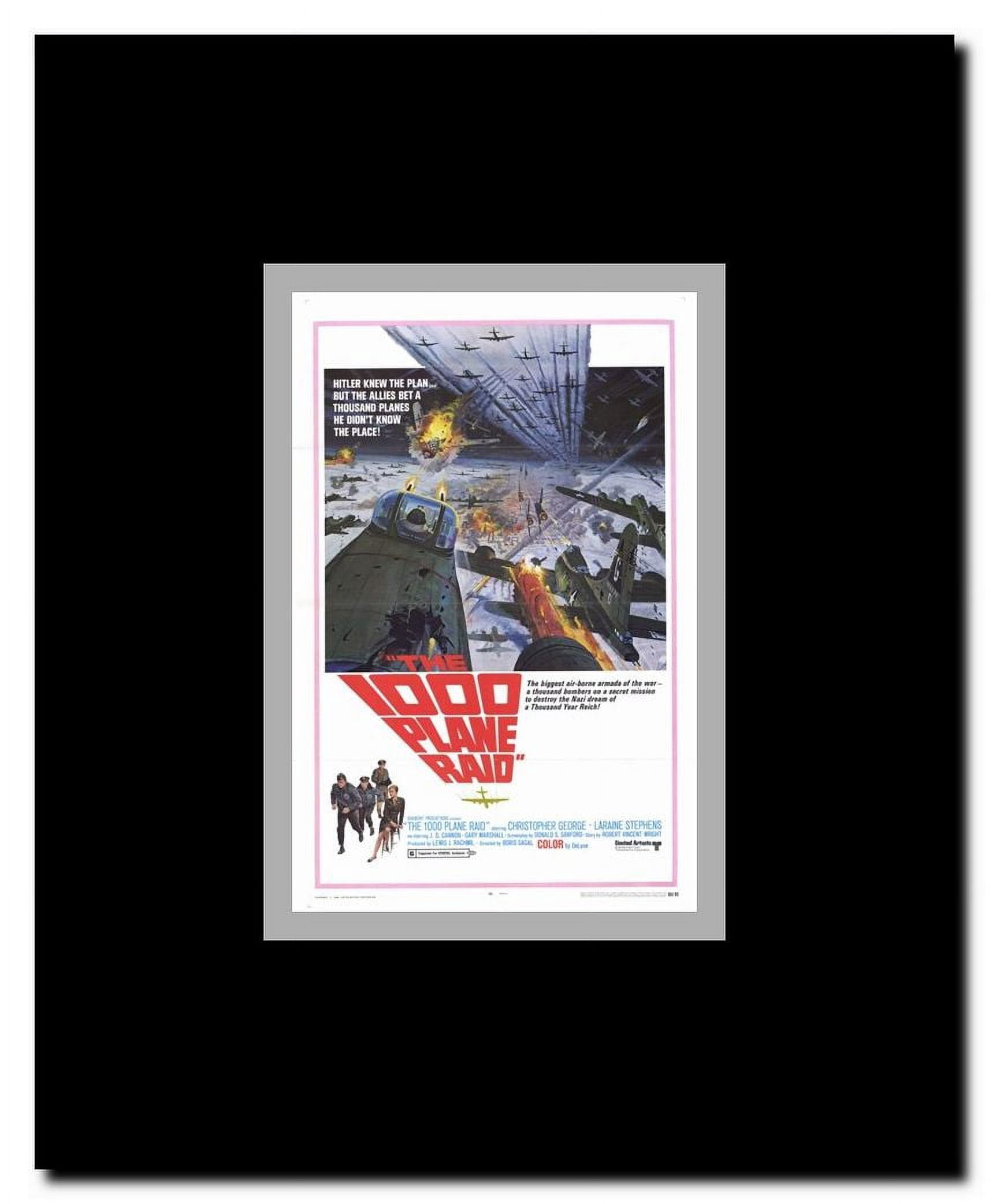 The 1000 Plane Raid Framed Movie Poster