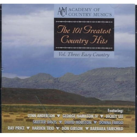 The 101 Greatest Country Hits Volume Three Easy Country 3 Audio CD