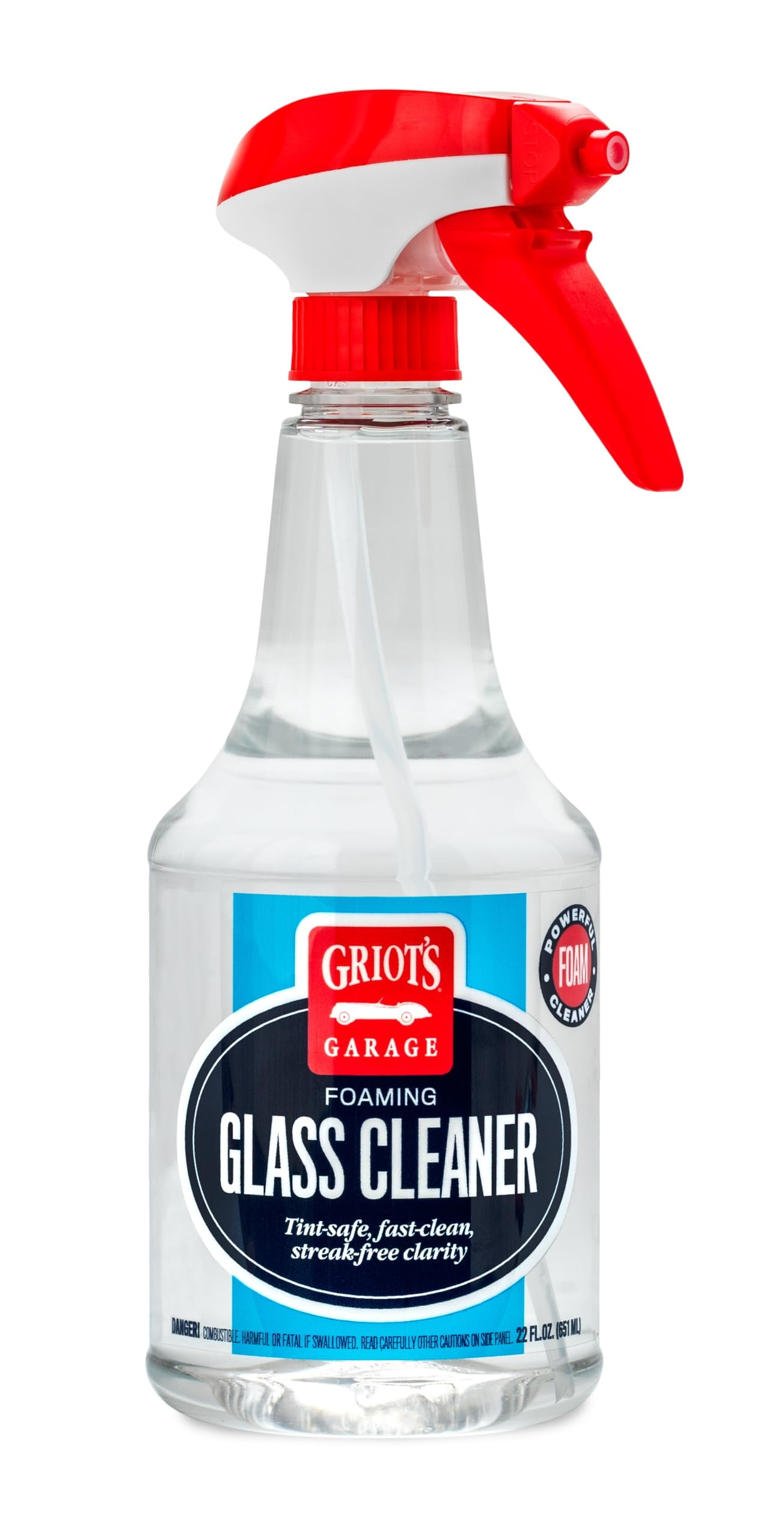 The 10891 Foaming Glass cleaner 22oz is a professional strength formula