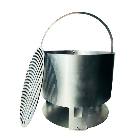 The 14-40 Charcoal Basket for 55 Gallon UDS - 14" round