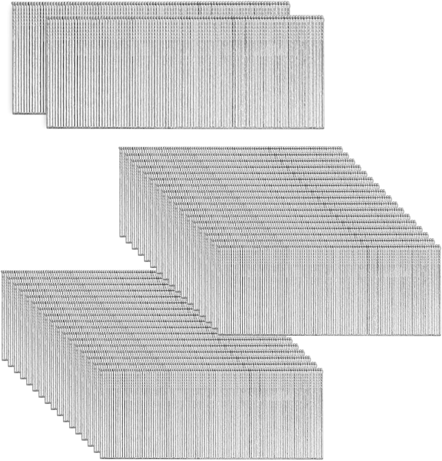 The 15000Pack 2 Inch 18 Gauge Brad Nails, Galvanized Brad Nails Heavy Duty for Nail Gun, F50 18 Gauge Straight Pin Nailers, Pneumatic Staple Guns1