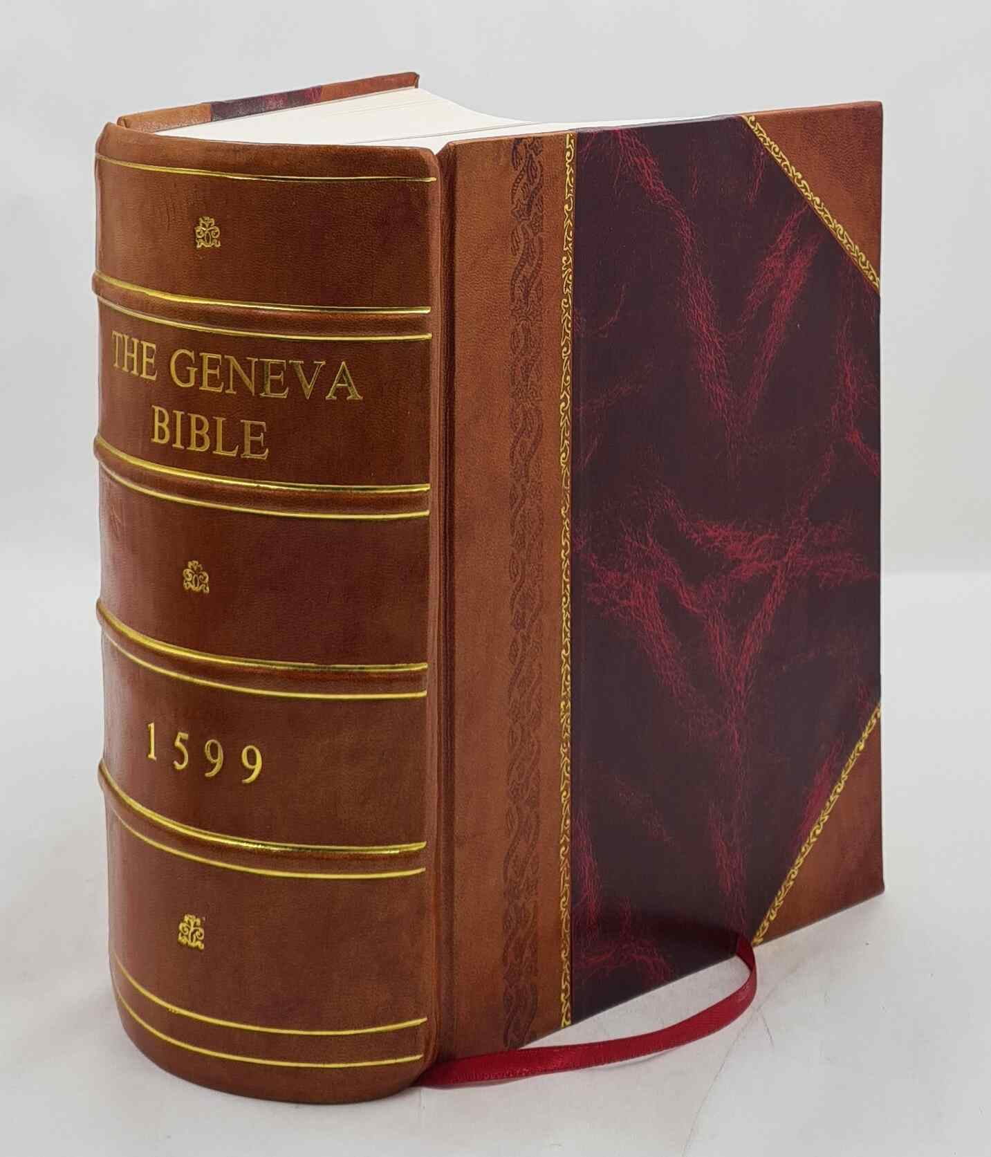 【国内即発送】 Size, Classic Bible, Geneva 1599 Leather Edition Bound 洋書