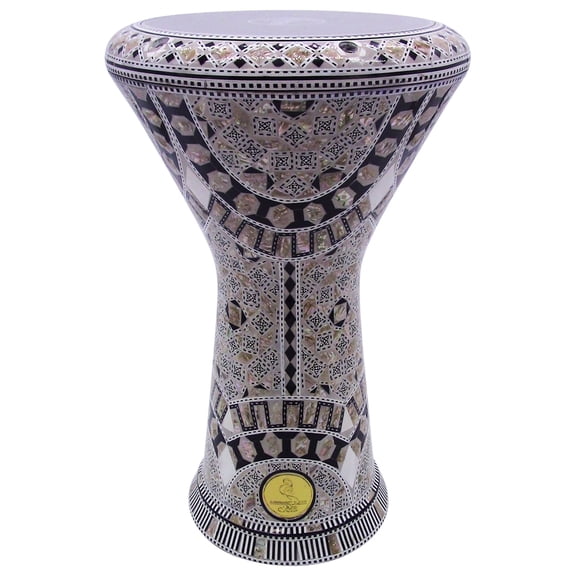 The 17.5'' "Black Gate" New Generation 2.0 Gawharet El Fan Darbuka Doumbek