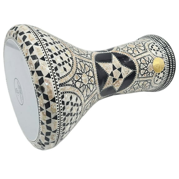 The 17'' Black Kulou Gawharet El Fan Darbuka Doumbek