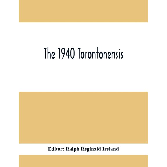The 1940 Torontonensis, (Paperback)