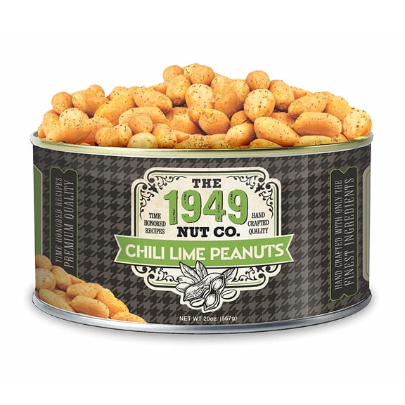 The 1949 Nut Co. Peanuts Virginia Style Chili Lime Flavored 20 Ounce