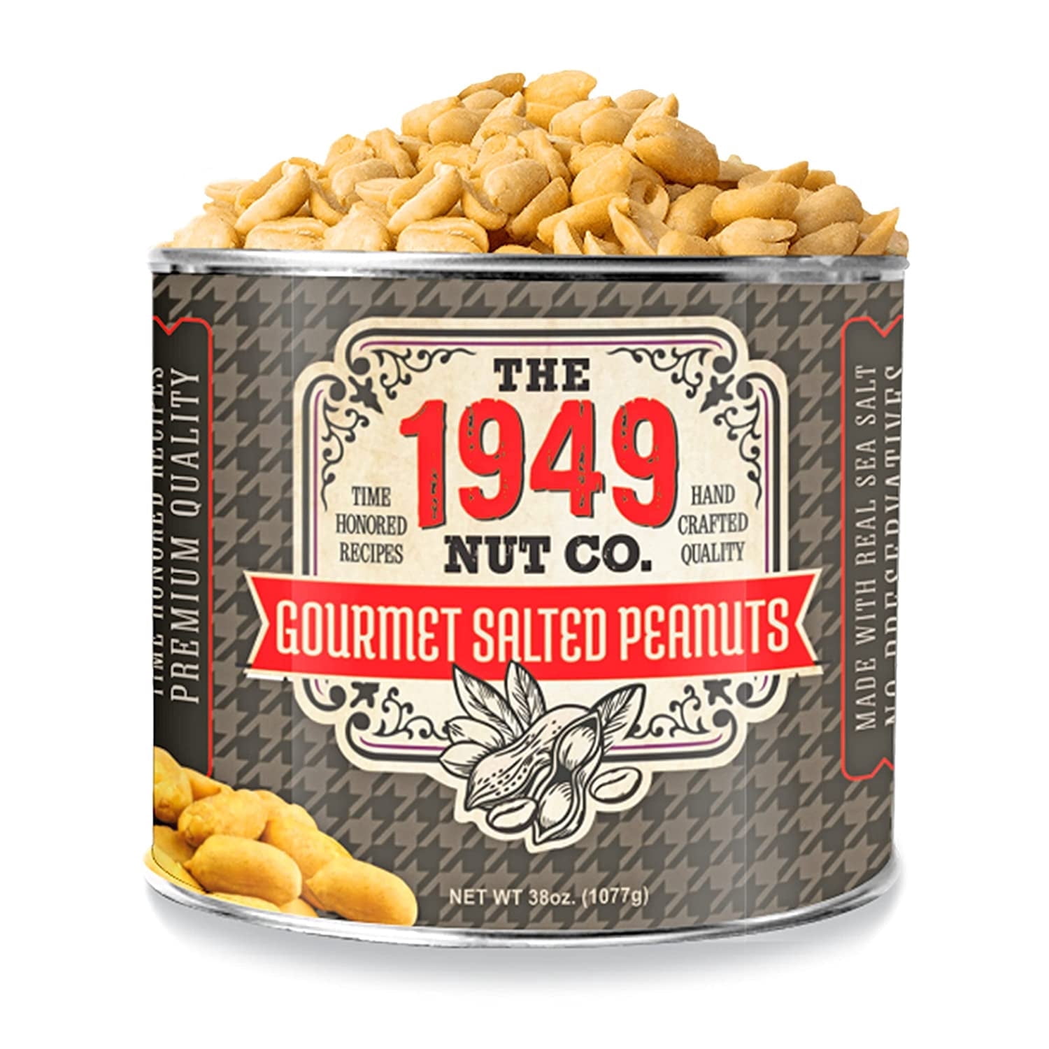 The 1949 Nut Co. Gourmet Salted Virginia Style Peanuts - 38 Ounce