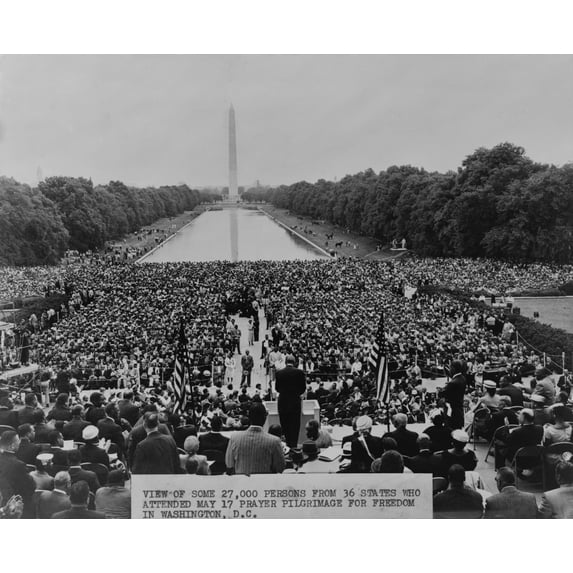 The 1957 Civil Rights Demonstration History (24 x 18)