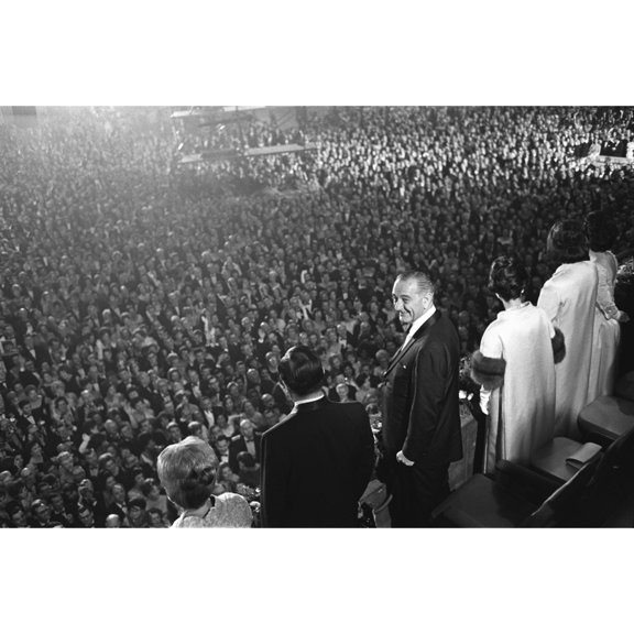 The 1965 Inaugural Ball. L-R Muriel Humphrey History (24 x 18)