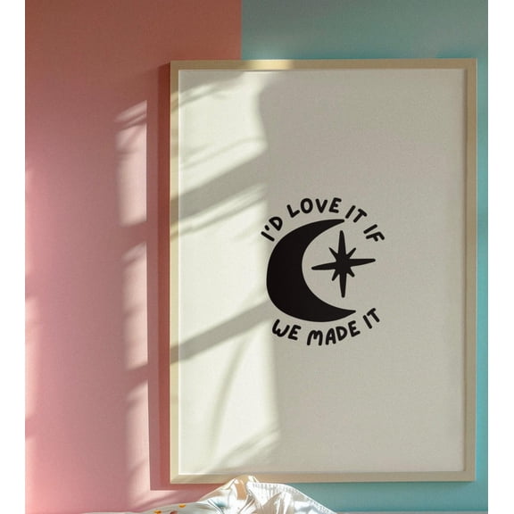 The 1975 Lyrics Print Trendy Music Poster