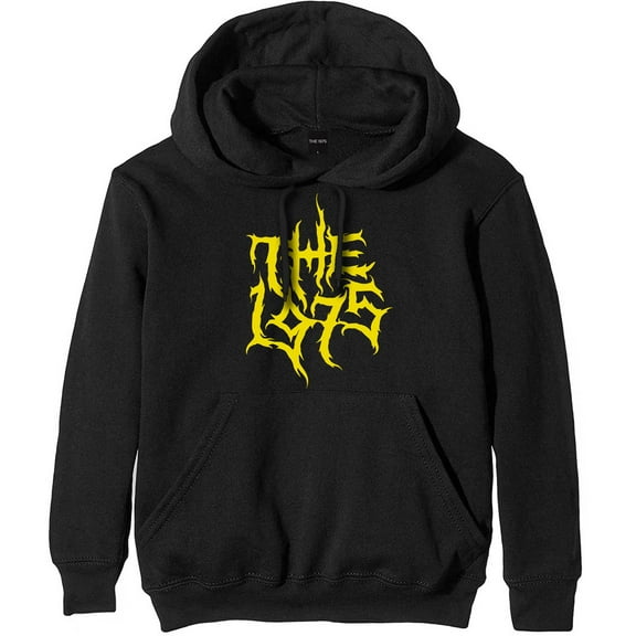 The 1975 Unisex Pullover Hoodie Sweatshirt Gold Logo (XX-Large)