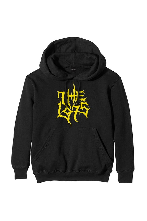 The 1975 Unisex Pullover Hoodie Sweatshirt Gold Logo (XX-Large)